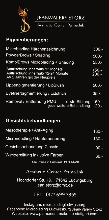 Preisliste